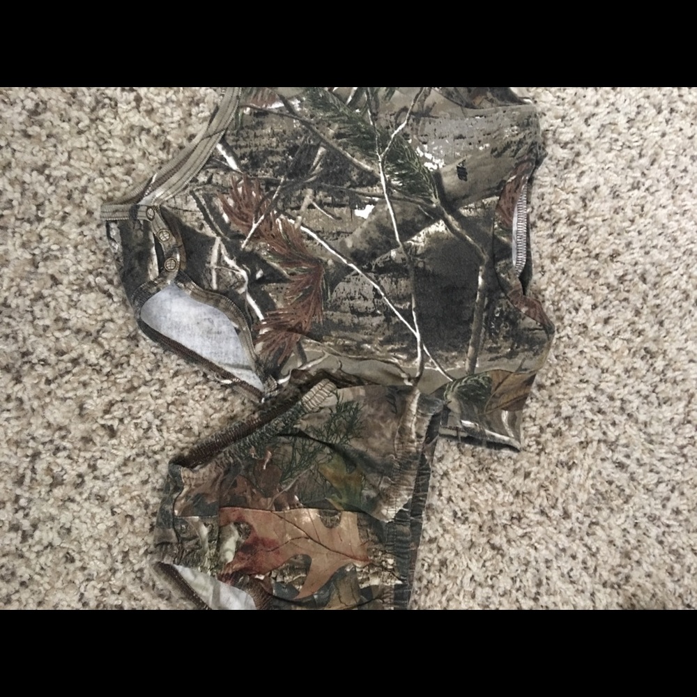 Bass pro camo onesie and bloomers